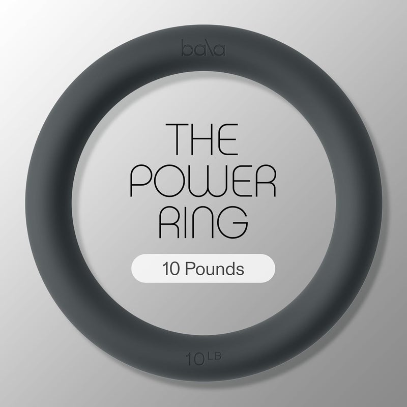 Bala حلقة القوة، 2 في 1 كيتل بيل ودمبل، 10 رطل - معدات تمرين منزلية لكامل الجسم لتدريب القوة، HIIT، بيلاتس، وتمارين الأيروبكس - معدات لياقة بدنية للتدريب - Image 2